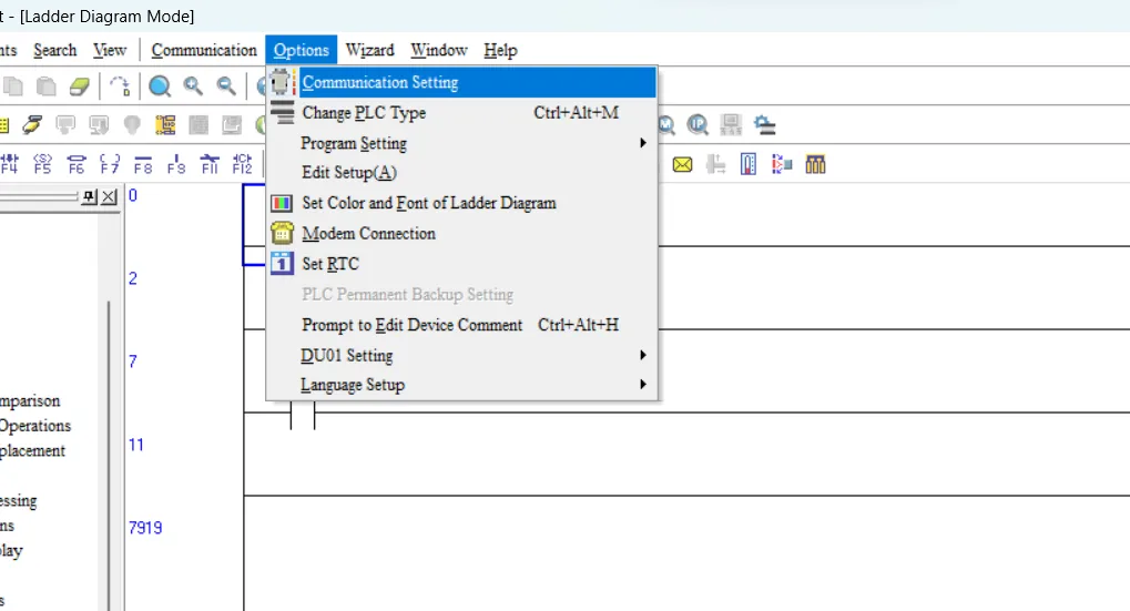 img/delta plc wplsoft intro/Communication of DELTA PLC to DELTA WPLSOFT.webp